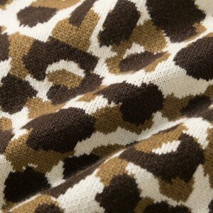 Fashion Retro Elastic High Waist Leopard Knitted Street Wear Short Skirt - Image 8