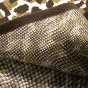 Fashion Retro Elastic High Waist Leopard Knitted Street Wear Short Skirt - Image 10