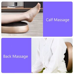 Heating 3D Roller Shiatsu Kneading PU Leather Massage - Image 2