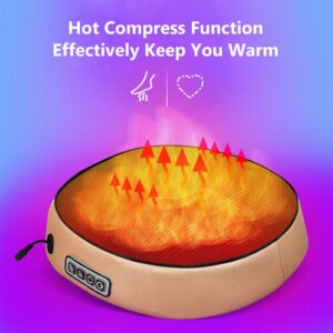 Heating 3D Roller Shiatsu Kneading PU Leather Massage - Image 6