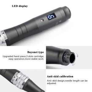 Microneedle Pen Therapy bb glow Beauty Machine Digital Display with 6pcs Cartridges Needles - Image 3