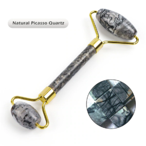 Natural Stone Jade Roller Facial Massager - Image 4