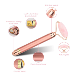 Real Genuine Jade Stone Facial Roller Beauty Massage Tool - Image 8