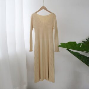 Square Collar Elegant Patchwork Dress - Image 4