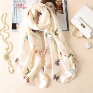 Butterfly print silk beach stoles - Image 6