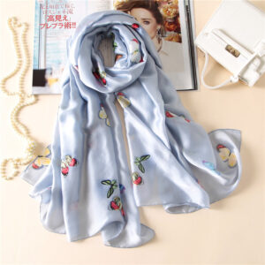 Butterfly print silk beach stoles - Image 2