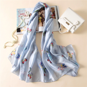 Butterfly print silk beach stoles - Image 3