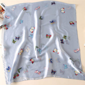 Butterfly print silk beach stoles - Image 4