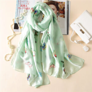Butterfly print silk beach stoles - Image 5