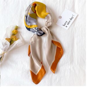 Cartoon Print Square Neck Scarf