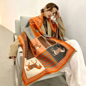 Cashmere Thick Fashion Animal Print Scarves