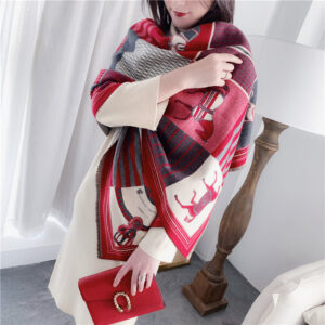 Cashmere Thick Fashion Animal Print Scarves - Image 11