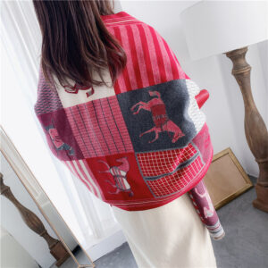 Cashmere Thick Fashion Animal Print Scarves - Image 13