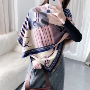 Cashmere Thick Fashion Animal Print Scarves - Image 15