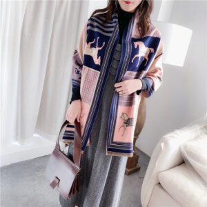Cashmere Thick Fashion Animal Print Scarves - Image 18
