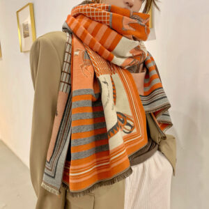 Cashmere Thick Fashion Animal Print Scarves - Image 3