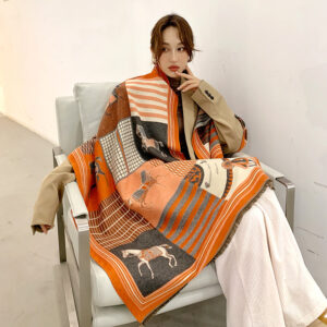 Cashmere Thick Fashion Animal Print Scarves - Image 4
