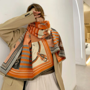 Cashmere Thick Fashion Animal Print Scarves - Image 6