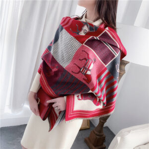 Cashmere Thick Fashion Animal Print Scarves - Image 9