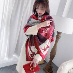 Cashmere Thick Fashion Animal Print Scarves - Image 10