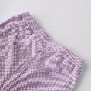 Casual Ruched Bodycon Trousers Two Piece Pants Set - Image 24