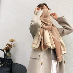 Design Geometric Thick Warm Shawls - Image 4