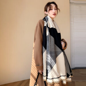 Design Geometric Thick Warm Shawls - Image 8