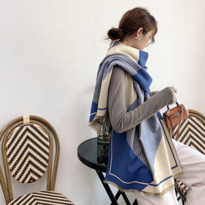 Design Geometric Thick Warm Shawls - Image 10