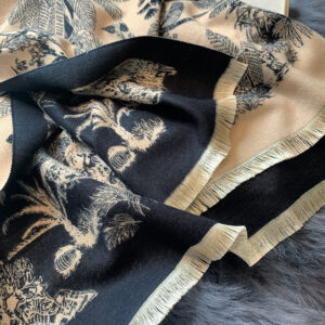 Design Print Cashmere Thick Warm Stole - Image 15
