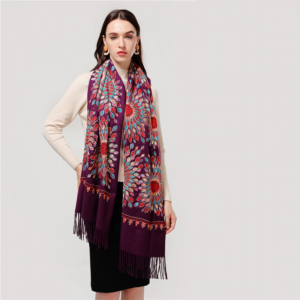 Embroidery Design Cashmere Shawls - Image 3
