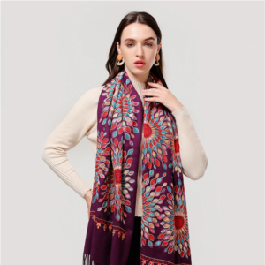 Embroidery Design Cashmere Shawls - Image 4