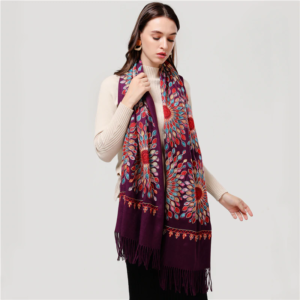 Embroidery Design Cashmere Shawls - Image 2