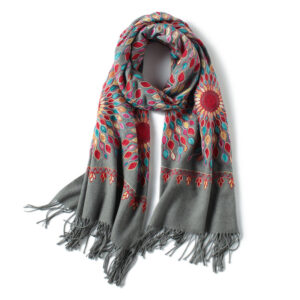 Embroidery Design Cashmere Shawls - Image 5