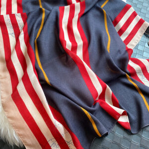 Fashion Design Letter Print Cotton Scarf - Image 4