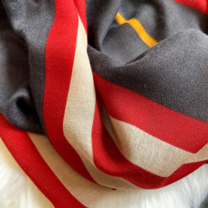 Fashion Design Letter Print Cotton Scarf - Image 6