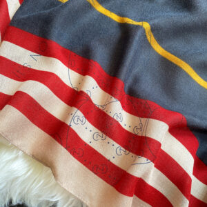 Fashion Design Letter Print Cotton Scarf - Image 7