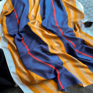 Fashion Design Letter Print Cotton Scarf - Image 10