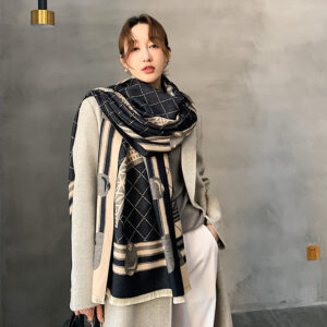 Fashion Design Print Warm Thick Scarves - Image 13