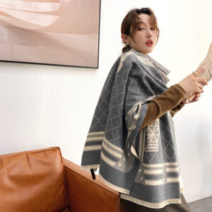 Fashion Design Print Warm Thick Scarves - Image 6