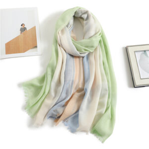 Fashion Foulard Warm Multicolor Plaid Scarf