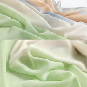 Fashion Foulard Warm Multicolor Plaid Scarf - Image 3