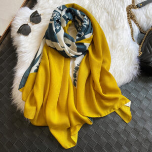 Fashion Printed Warm Cotton Scarf
