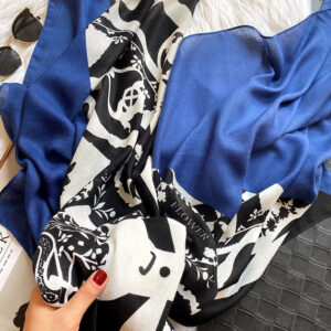 Fashion Printed Warm Cotton Scarf - Image 8