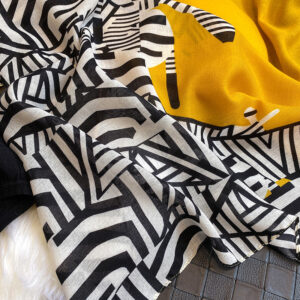 Fashion Zebra Print Scarf - Image 5