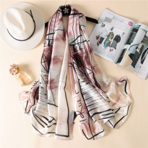 Fashion luxury brand silk scarves - Image 3