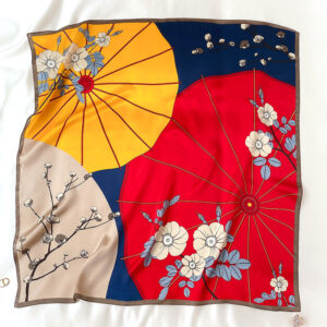High Quality 100% Silk Large Size Square Scarves - Image 4