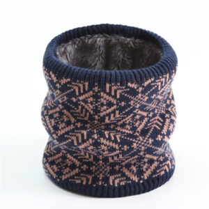 Knitted Print Christmas Ring Neck Scarf - Image 11