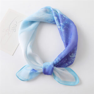 New Print Chiffon Neck Scarf - Image 9