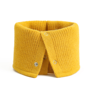 Unisex Ring Scarf Warm Collar Button Neck Scarves