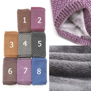 Unisex Warm Knitted Collar Ring Neck Scarf - Image 16